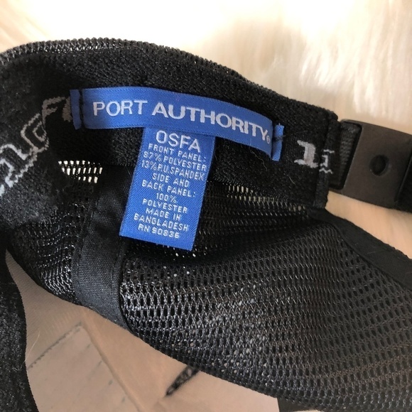 Thom's Market 5-Panel Mesh Foam Trucker Style Black Cap - Picture 2 of 5